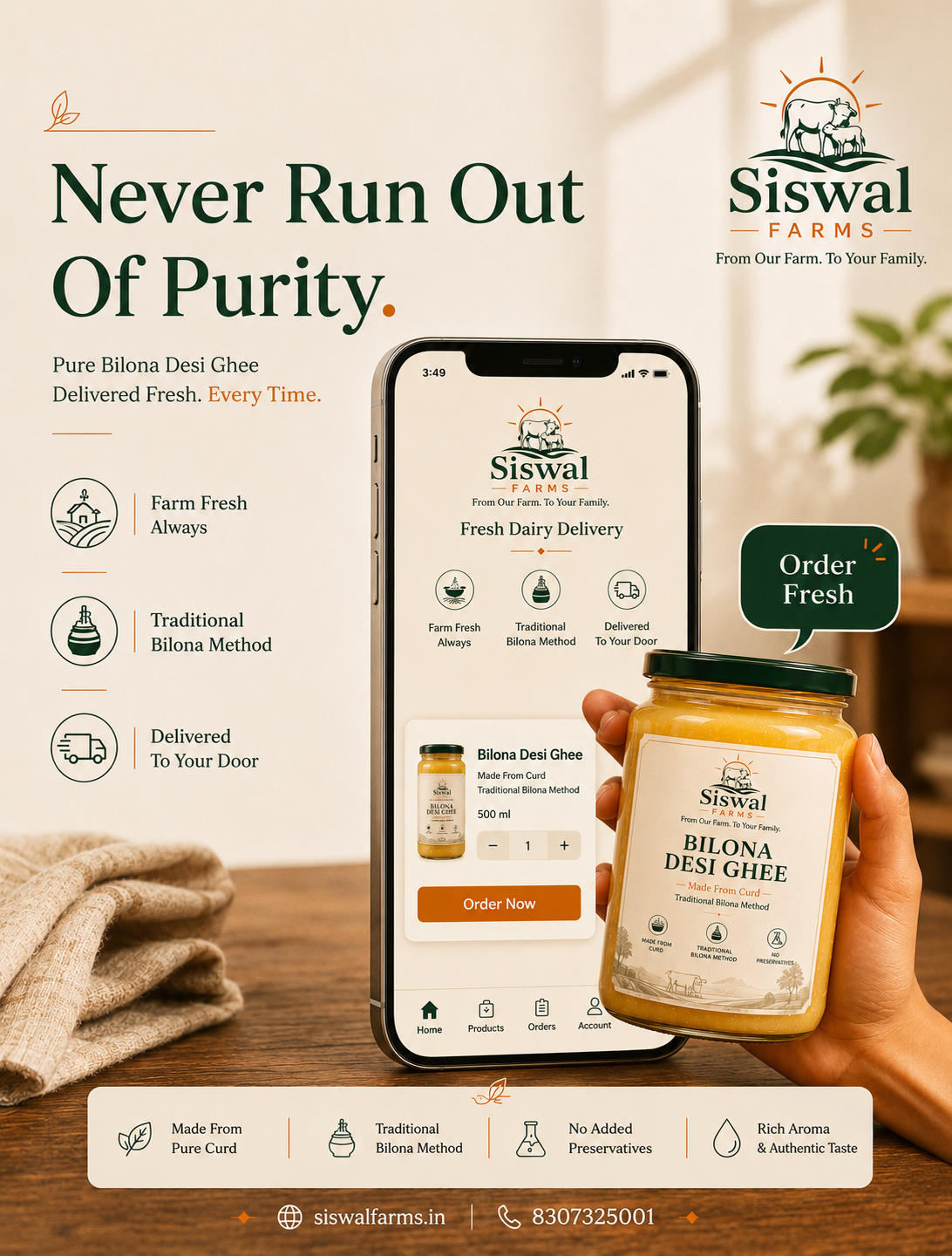 Never Run Out of Purity