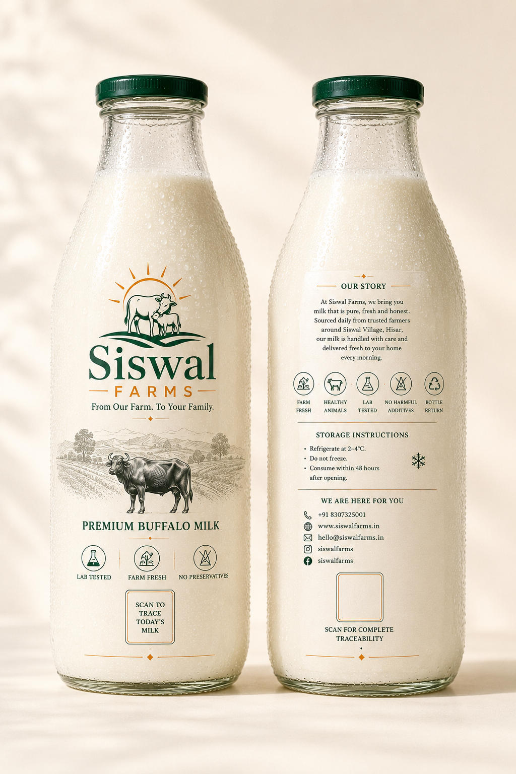 Premium Buffalo Milk - Siswal Farms