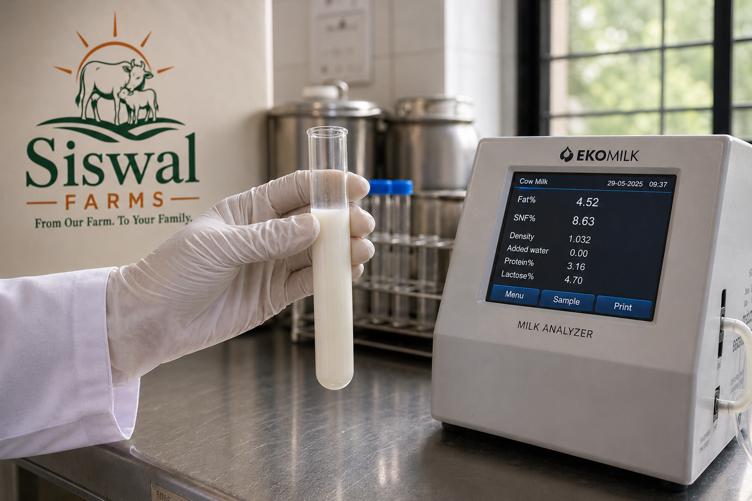 Daily Fat Tested - Siswal Farms